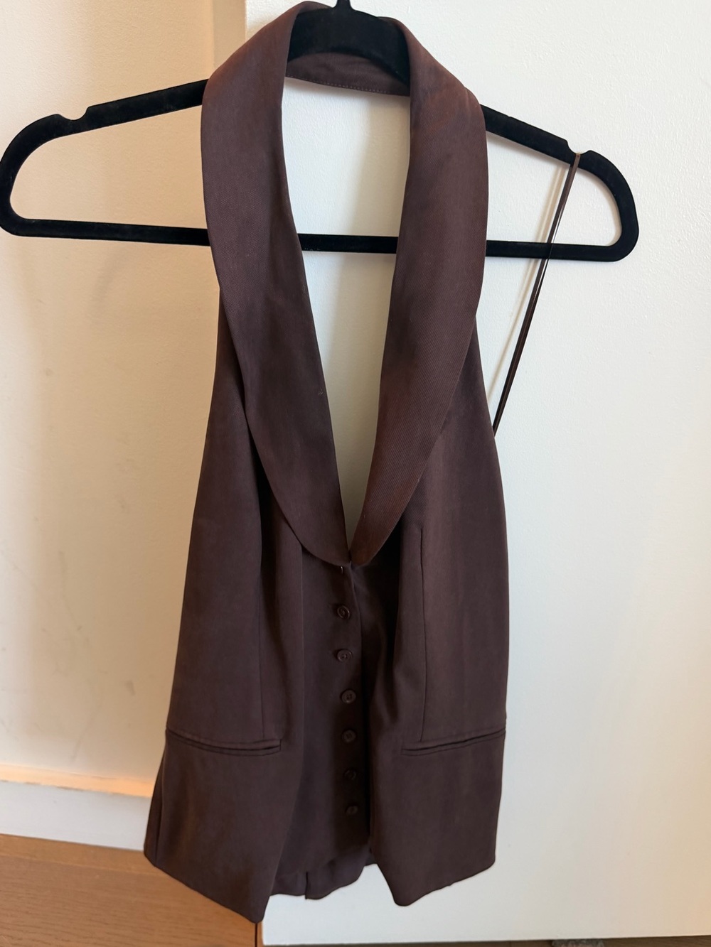 Reformation Alistair Halter Vest brown - Picture 3 of 5